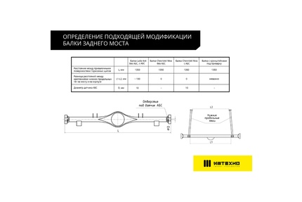 Мост задний Нива и Шевроле Нива усиленный