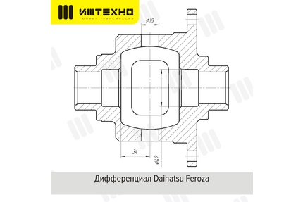 Блокировка дифференциала Блокка® Daihatsu Feroza (Rocky)